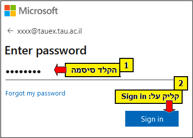 צילום מסך - הנחיות להגדרת תשובה אוטומטית 
