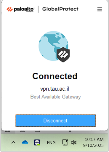 Windows במערכת הפעלה VPN צילום מסך - הנחיות להתקנת